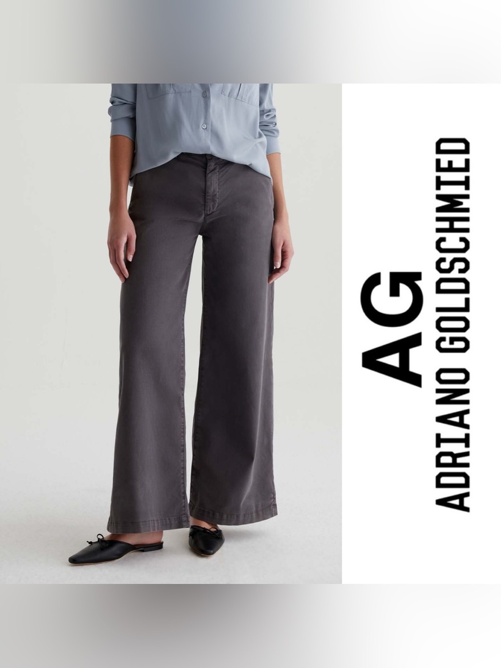 Ag Adriano Goldschmied Caden Wide Leg Tailored Trouser